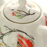Чайник заварочный форма Тюльпан рисунок Бабочки Императорский фарфоровый завод